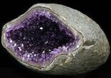 Dark Amethyst Geode From Uruguay - lbs #41900-2